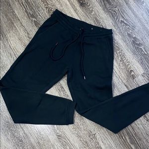 Black Drawstring Jogger Sweatpants